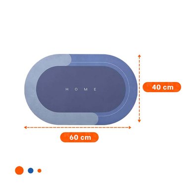PACK12 TAPIZ FUNCIONAL HOME AZUL ACERO DISENO COMODO Y FACIL DE LIMPIAR EN CASA - 4
