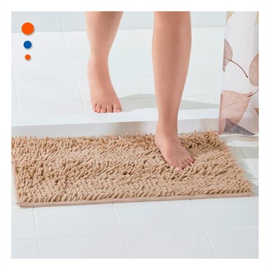 PACK4 COBIJA RECTANGULAR MICROFIBRA 40X60CM CREMA PARA CASA USO DIARIO INTERIOR - 3
