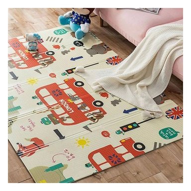 PACK6 TAPETE MODERNO DE DECORACION PARA HOGAR CASA SALA DORMITORIO SUAVE - 3