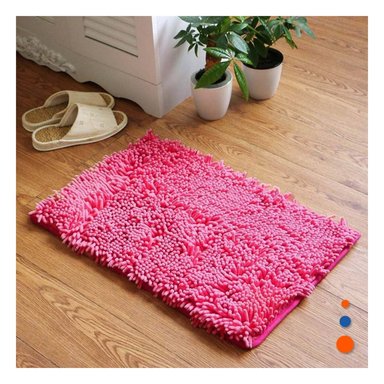 PACK2 COLCHONETA DECORATIVA MICROFIBRA 40X60CM ROSADO MATERIAL RESISTENTE Y+REGALO STICKER - 3