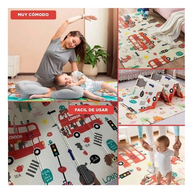 PACK4 CARPETA INFANTIL DE DECORACION HOGAR PARA CASA SALA DORMITORIO SUAVE Y+REGALO STICKER - 2