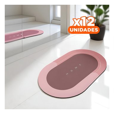 PACK12 MANTEL SUAVE HOME ROSADO DISENO COMODO Y LIGERO PARA USO DIARIO