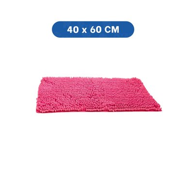 PACK4 COLCHONETA LIGERA MICROFIBRA 40X60CM ROSADO FUNCIONAL Y SUAVE PARA CASA Y+PAPEL REGALO - 4