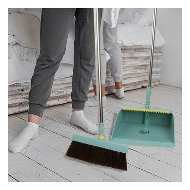 PACK2 SOLUCIONADOR CON RECOGEDOR VERDE PARA LIMPIEZA DEL HOGAR EN CASA - 5