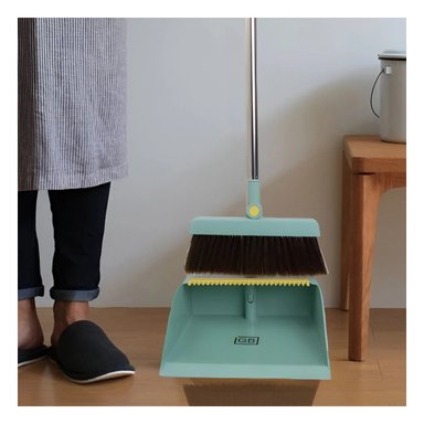 PACK6 HERRAMIENTA DOMESTICA CON RECOGEDOR VERDE PARA LIMPIEZA DEL HOGAR - 5