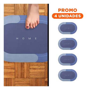 PACK4 COBIJA COMODA HOME AZUL ACERO MATERIAL RESISTENTE Y FACIL DE LIMPIAR Y+REGALO STICKER