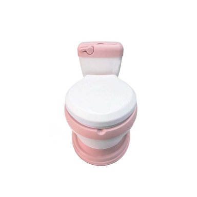 PACK2 MODELO SANITARIO INFANTIL ROSADO PARA CASA CON USO SIMPLE Y COMODO Y+REGALO STICKER - 2