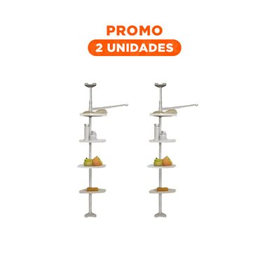 PACK2 PLATAFORMA ANGULAR DE DUCHA 2.6CM PARA APROVECHAR MEJOR EL ESPACIO