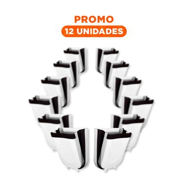 PACK12 CUBO COLAPSABLE BLANCO PARA ESPACIOS REDUCIDOS DIARIO Y+REGALO STICKER