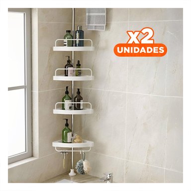 PACK2 CONFIGURACION DE DUCHA BLANCO PARA CASA CON USO PROLONGADO Y+REGALO STICKER