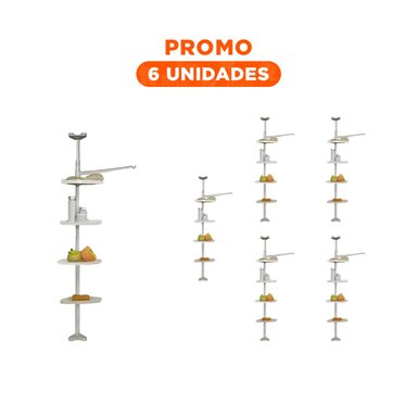 PACK6 MODULO COMPACTO DE DUCHA 2.6CM PARA USO FUNCIONAL Y ESTETICO