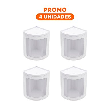 PACK4 ESTRUCTURA ACRILICO BASE GIRATORIA ESTRUCTURA RESISTENTE BLANCO Y+REGALO STICKER