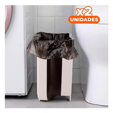 PACK2 PAPELERO MULTIUSO BLANCO PLEGABLE LIVIANO Y RESISTENTE DIARIO Y+REGALO STICKER