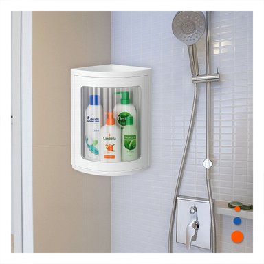 ORGANIZADOR ACRILICO BASE GIRATORIA ALMACENAJE COMODO Y SEGURO BLANCO Y+LIGAS REGALO