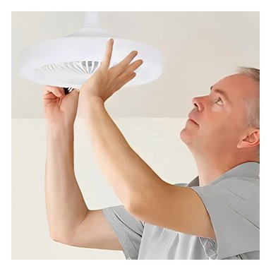 PACK6 ILUMINACION MODERNA LED 30 W E27 E26 CON CONTROL REMOTO BLANCO HABITACION Y+PAPEL REGALO - 5