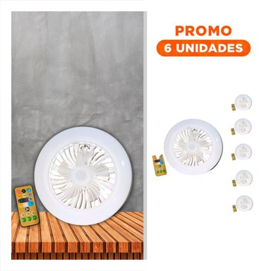 PACK6 BOMBILLA MODERNA LED 30 W E27 E26 CON CONTROL REMOTO BLANCO PARA DORMITORIO - 1