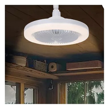 PACK4 LUMINARIA MODERNA LED 30 W E27 E26 CON CONTROL REMOTO BLANCO PARA CASA Y+REGALO STICKER - 5