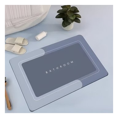 SUPERFICIE RECTANGULAR AZUL PARA USO DIARIO EN AMBIENTES DE BANO HOGAR Y+LIGAS REGALO - 2