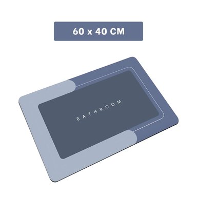 SUPERFICIE RECTANGULAR AZUL PARA USO DIARIO EN AMBIENTES DE BANO HOGAR Y+LIGAS REGALO - 4
