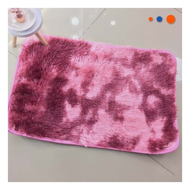 PACK4 ALFOMBRILLA GUINDA Y ROSADO RECTANGULAR DIMENSIONES 40X60CM PELUCHE Y+REGALO STICKER - 5