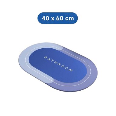 CUBIERTA DE PISO OVALADA PARA HOGAR Y CASA CON USO INTERIOR AZUL Y+LIGAS REGALO - 4
