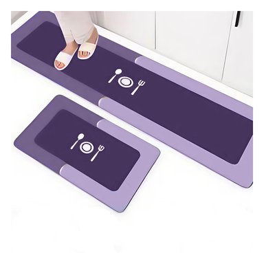 PACK6 PISO ANTIDESLIZANTE PARA COCINA Y AMBIENTES DEL HOGAR MORADO Y+REGALO STICKER - 5