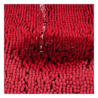 PACK6 SOLUCION TEXTIL OVALADA DE MICROFIBRA 40X60CM ROJO PARA HOGAR Y+PAPEL REGALO - 2