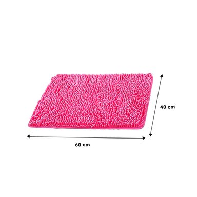 REVESTIMIENTO RECTANGULAR DE MICROFIBRA 40X60CM FUCSIA PARA AMBIENTES INTERIORES - 4
