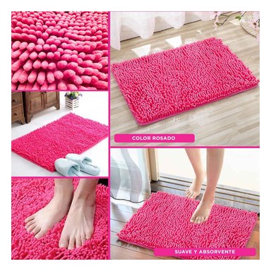 REVESTIMIENTO RECTANGULAR DE MICROFIBRA 40X60CM FUCSIA PARA AMBIENTES INTERIORES - 5