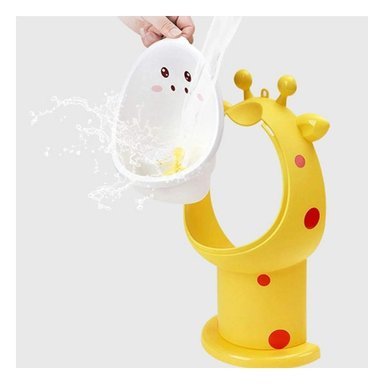 BACINICA INFANTIL DE FIRAJA CON MATERIAL RESISTENTE Y FACIL LIMPIEZA AMARILLO - 1