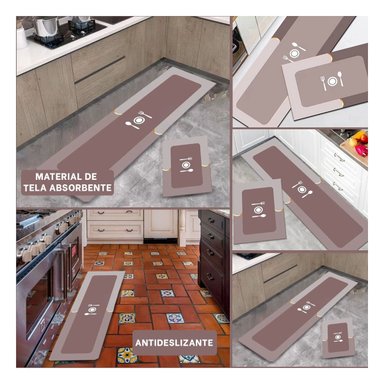ALFOMBRILLA DE PISO ANTIDESLIZANTE PARA COCINA Y ESPACIOS DOMESTICOS Y+LIGAS REGALO - 5
