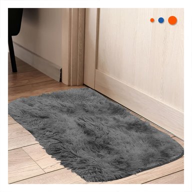 PACK12 BASE DE PELUCHE RECTANGULAR DIMENSIONES 40X60CM NEGRO Y PLOMO Y+PAPEL REGALO - 3