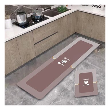 MAT DE PISO ANTIDESLIZANTE PARA COCINA Y ZONAS DEL HOGAR Y+REGALO STICKER - 2