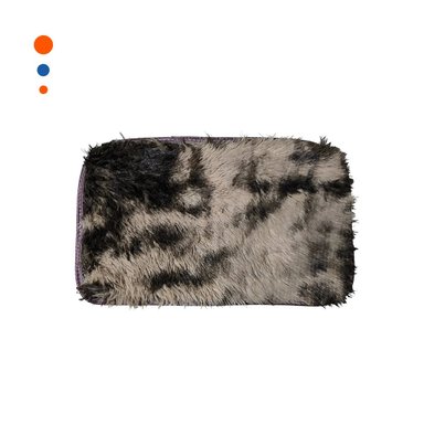 PACK12 BASE RECTANGULAR MARRON Y CREMA TEXTURA PELUCHE 40X60CM Y+REGALO STICKER - 2