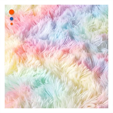 TAPETE RECTANGULAR DIMENSIONES 40X60CM CON TEXTURA PELUCHE MULTICOLOR - 1