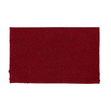 TAPIZ RECTANGULAR DE MICROFIBRA 40X60CM GUINDA PARA AMBIENTES DEL HOGAR Y+REGALO STICKER - 3