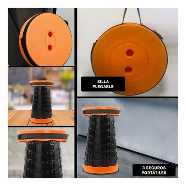 SILLON PORTATIL CON TRES SEGUROS PARA REUNIONES FAMILIARES Y USO DIARIO Y+LIGAS REGALO - 5