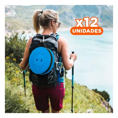 PACK12 ASIENTO UTILITARIO CON TRES SEGUROS PLEGABLES PARA USO DIARIO - 1