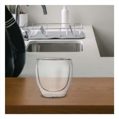 PACK2 TAZA 100 ML EN BOROSILICATO DOBLE CAPA PARA ESPRESSO COLOR TRANSPARENTE - 5