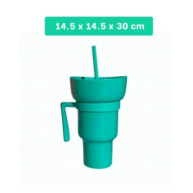 PACK4 VASO 2 EN 1 VERDE EN MATERIAL ABS PARA EXPERIENCIA COMODA Y PRACTICA - 4