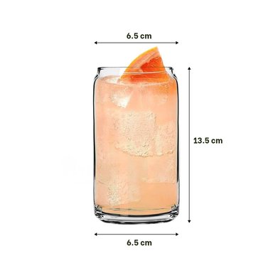 PACK6 JARRO VIDRIO BOROSILICATO TRANSPARENTE 480ML FORMATO DOBLE CAPA Y+REGALO STICKER - 4