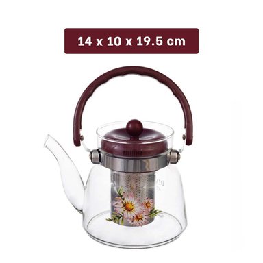 PACK12 CALDERA CON TAPA GUINDA 600ML EN CUERPO TRANSPARENTE PARA COCINA Y+REGALO STICKER - 4