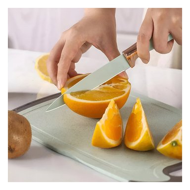 PACK6 EQUIPO COCINA PROFESIONAL EN VERDE CON CUERPO ACERO INOXIDABLE Y+PAPEL REGALO - 5
