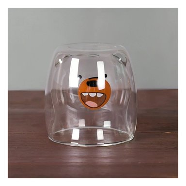 PACK6 VASO DOBLE CAPA EN VIDRIO BOROSILICATO CON ACABADO TRANSPARENTE Y+PAPEL REGALO - 2