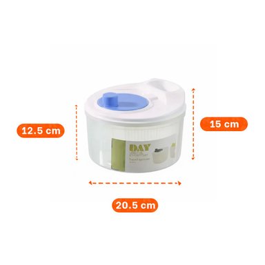 PACK6 CONTENEDOR CON SISTEMA DE CENTRIFUGADO BLANCO CON AZUL DAY Y+PAPEL REGALO - 4