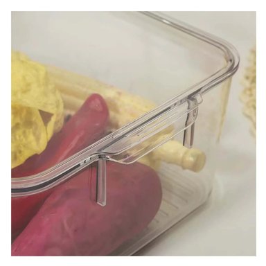 BANDEJA RECTANGULAR PARA FRUTAS Y VERDURAS CON ASAS 30X20X10CM TRANSPARENTE Y+PAPEL REGALO - 5