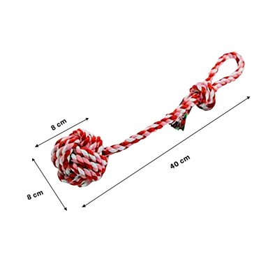 PACK4 IMPLEMENTO DE JUEGO CON PELOTA Y SOGA ROSADO ROJO Y+REGALO STICKER - 4