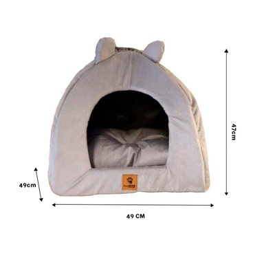 PACK6 COBIJO TIPO IGLU PLOMO TALLA L ESPACIO PRIVADO Y+PAPEL REGALO - 4