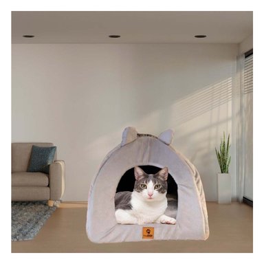 PACK6 COBIJO TIPO IGLU PLOMO TALLA L ESPACIO PRIVADO Y+PAPEL REGALO - 5