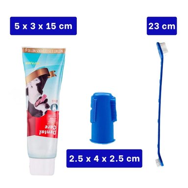 PACK6 KIT ORAL CARE AZUL 4 PIEZAS PARA PROTECCION BUCAL COMPLETA - 4